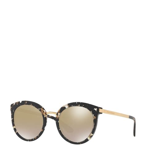 dolce gabbana special edition round sunglasses|dolce and gabbana oversized sunglasses.